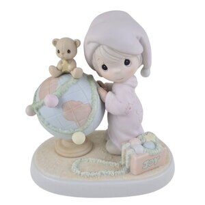 Precious Moments 522082 May Your World Be Trimmed With Joy Porcelain Figurine